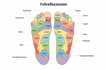 Fußreflexzonenmassage: Wirkung, Reflexzonen & Anwendung | Mosadal - Mosadal Fußpflege