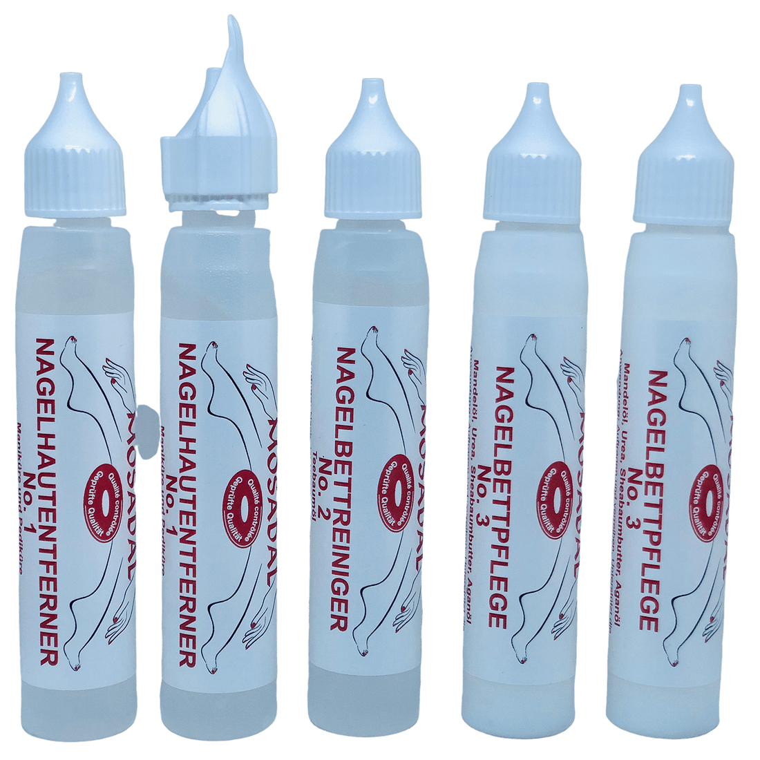 Mosadal 1-2-3 Nagelpflege Set - Mosadal Fußpflege